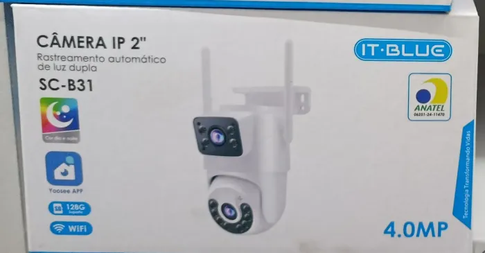 Câmera IP2 Rastreamento Automático de luz dupla