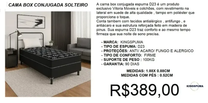 Conjugado solteiro - Entrega grátis parcelamos em até 12x sem juros