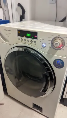 Lava e seca Electrolux 8kg não está secando (vapor quente)