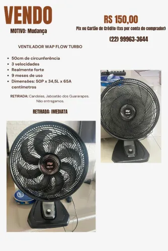 VENTILADOR TURBO 50CM