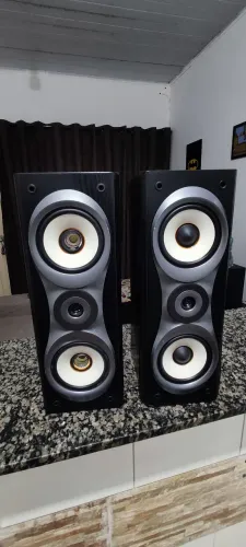 Par de Caixas Onkyo Frontal de 8 ohms 110 Watts - Home Theate