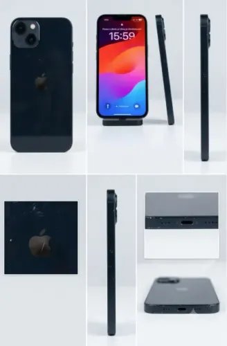 iPhone 13 128GB Meia-Noite (Preto) - Único Dono + Acessórios Originais
