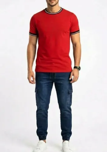 Kit Calça Jogger Cargo e Camisa Suedine 