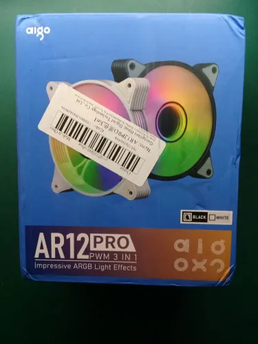 Kit 3 Cooler Aigo Ar12 pro com controladora
