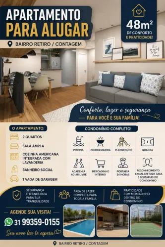 Apartamento bairro retiro condominio greenvile