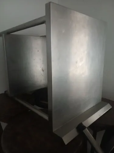 Bancada inox com dois tampos de 70x60
