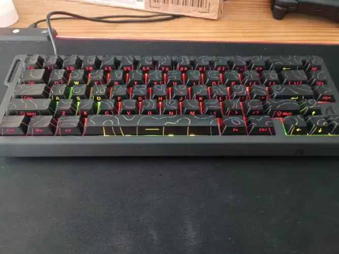 Teclado Gamer Magnético ATTACK SHARK X68HE Hall Effect Rapid Trigger USB-C RGB 65% 8K E-Sp