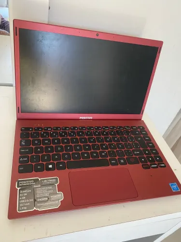 Notebook Positivo Motion Red Q464C - Vermelho, 64GB, 4GB RAM