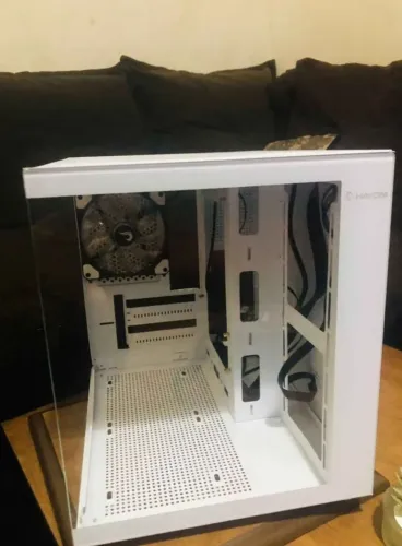 Gabinete Pc Gamer branco + 2 fans 