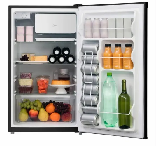 5,0 5,0 de 5 estrelas (2) Frigobar 124 Litros Black Edition Inverter Bivolt Midea. NOVO.