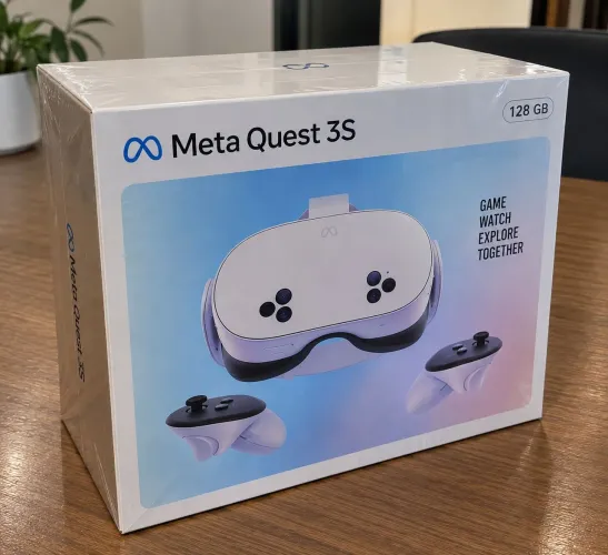 Óculos de Realidade Virtual Meta Quest 3S 128GB NOVO lacrado