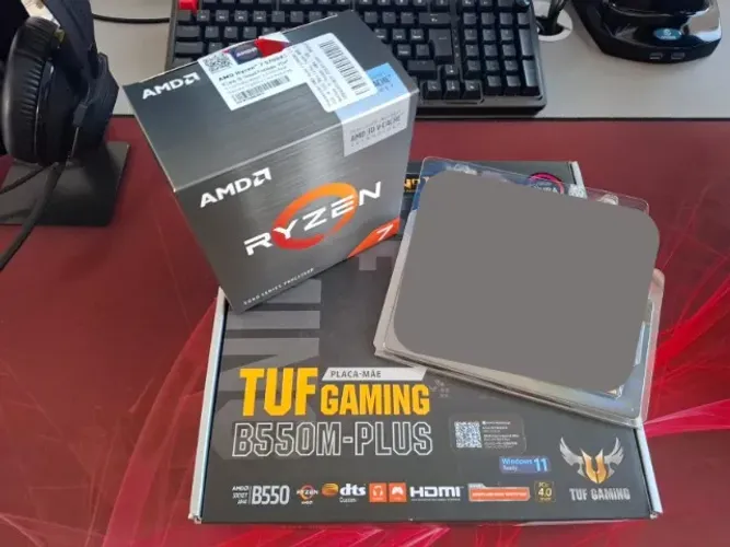 Kit upgrade Ryzen 7 5700x3D + B550m TUF