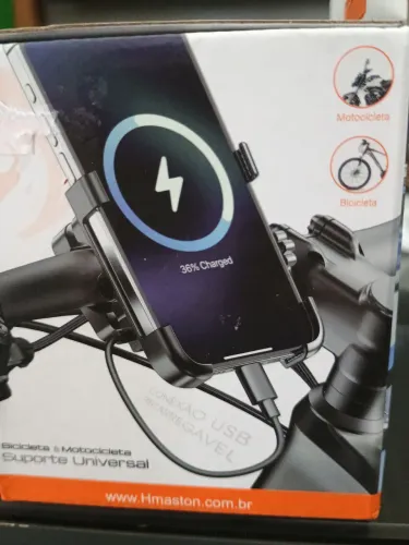 Suporte universal para moto e bike com usb
