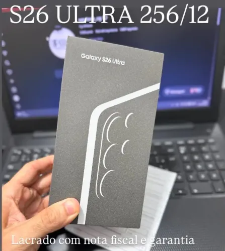 samsung S26 ULTRA 5G 256gb 12ram branco (lacrado com nota fiscal)