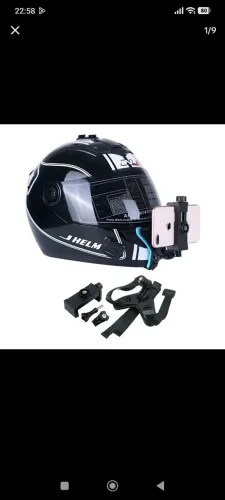Suporte para capacete para filmar seus conteúdos