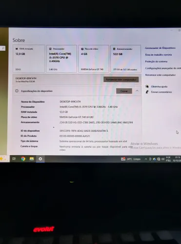 Gabinete Desktop 