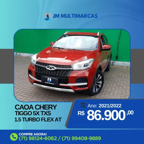 Chery Tiggo 5X TXS 1.5 16V Turbo Flex Aut. 2022