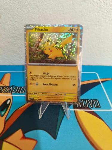 Pikachu (025/165) Foil Carta Pokemon TCG