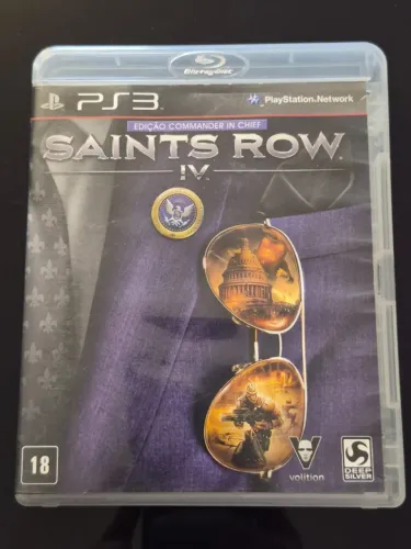 Jogo Saints Row IV PS3 Mídia Física Original Impecável Usado