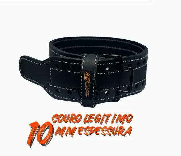 Cinturão Powerlifting couro homologado