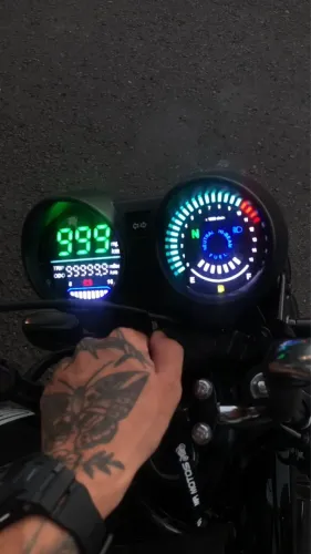 Painel digital da moto 150 