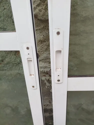 Porta de alumínio com vidro