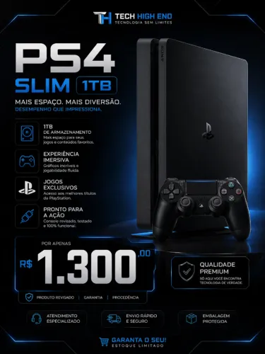 PLAYSTATION 4 SLIM 1TB