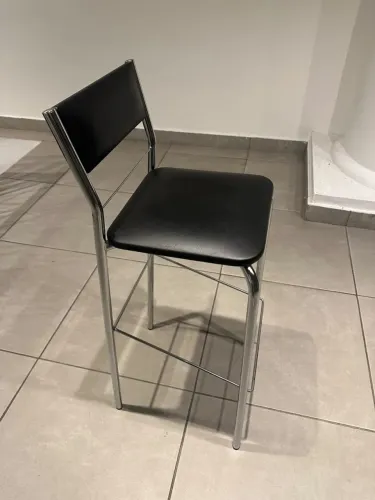 Banco alto cromado (22 unidades disponíveis)
