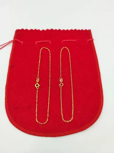 Pulseiras maciças finas ouro 18k/750