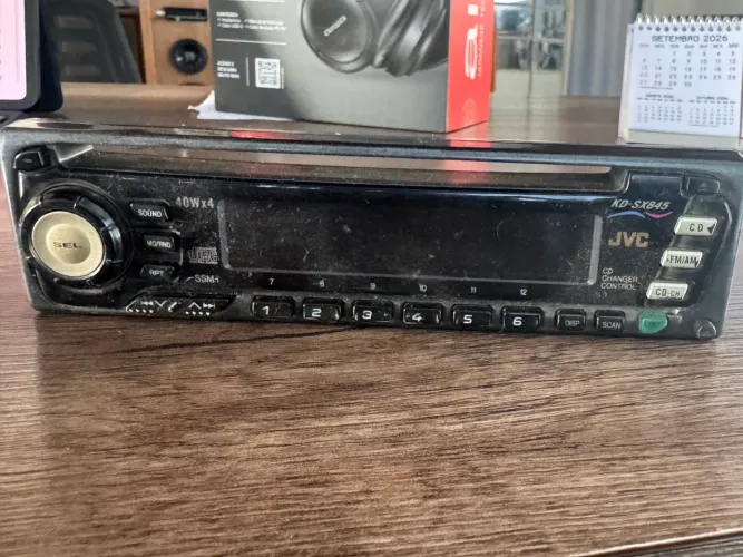 frente para cd jvc kd-sx845 na oferta só 29,00