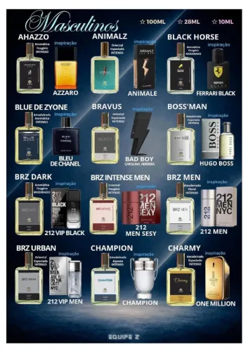 Perfume Zyone Cosméticos Parfum Masculino Original 