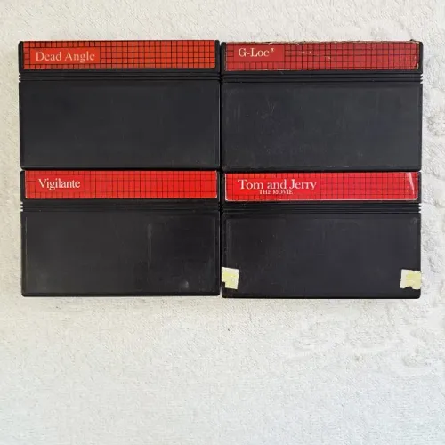 Lote Master System. Dead Angle, Vigilante, G Loc e Tom and Jerry Originais Funcionando.