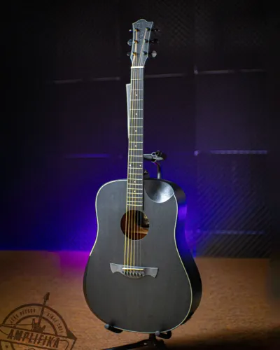 Violão Tagima Jumbo com Semi Cutway Black Wood Series