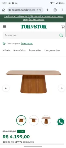 Mesa allure Tok&stock