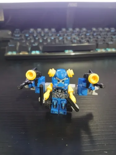 Brinquedo Tipo Lego Robô 2 em 1 Guerreiro