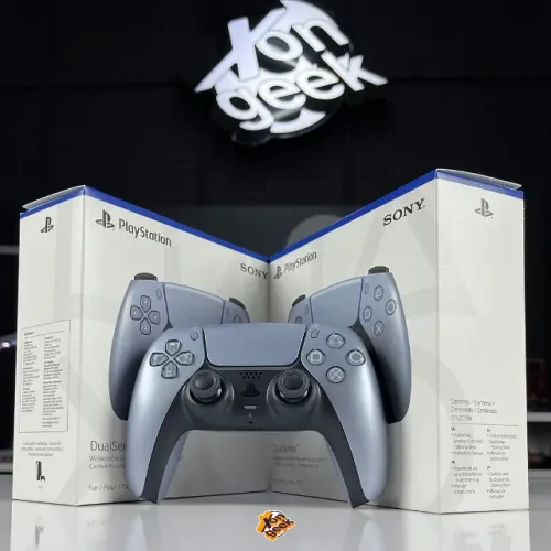 Controle Dualsense Prata | PS5 | A Pronta Entrega - Com Garantia! | Lacrado Original | 