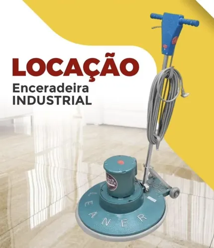 LOCACAO DE ENCERADEIRA R$ 160,00 DIÁRIA