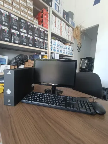 Computador Intel 4GB Com SSD Mine Completo Para Estudo Trabalho