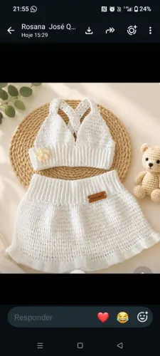 Roupas de crochê