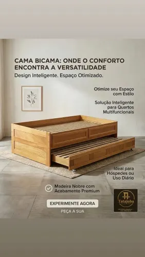 Bicama e madeira maciça pau d'arco