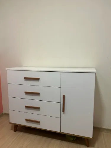 Guarda rouba e cômoda infantil 
