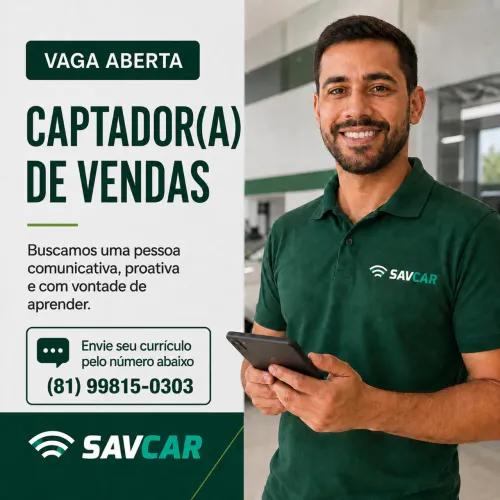 CAPTADOR(A) DE VENDAS - SAVCAR