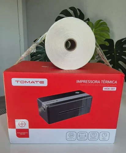 Impressora térmica tomate + 500 etiquetas NUNCA USADA