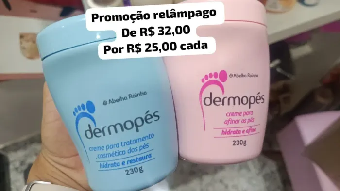 Dermopes creme para os pés 