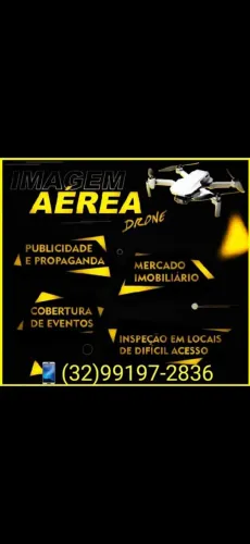 Imagens aéreas com drone