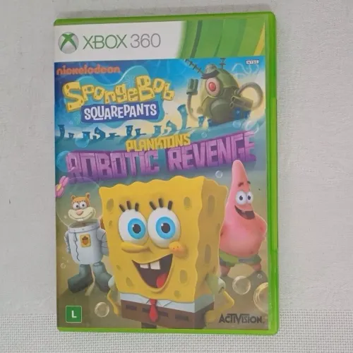Spongebob Squarepants Planktons Robotic Revenge Xbox 360 - Mídia Física Original-