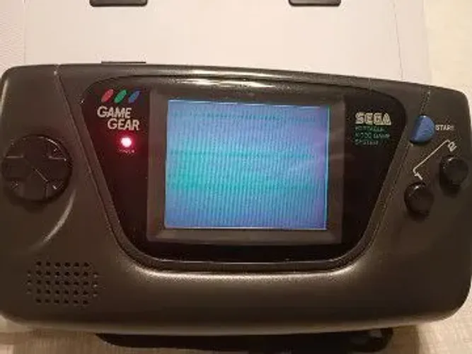 Console Game Gear Sega portátil vídeo game System ano 1990 2 jogos incluso Sonic, chase HQ