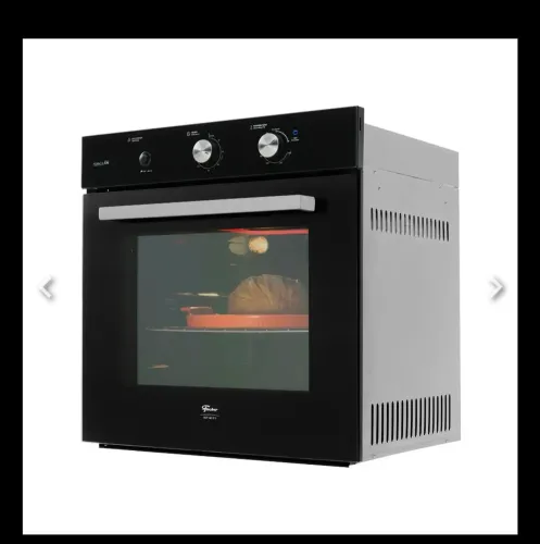 Forno a Gás de Embutir 78L Fischer com Grill e Timer Preto 127V