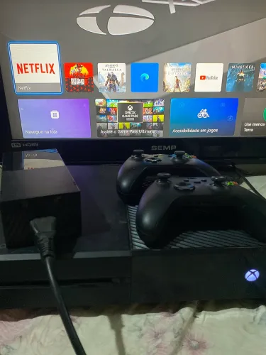 Xbox one dois controle e jogos aceito oferta