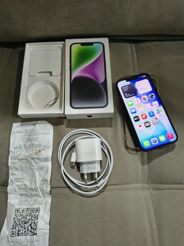 IPHONE 14 novíssimo 128GB 100% nota e garantia até fevereiro 27